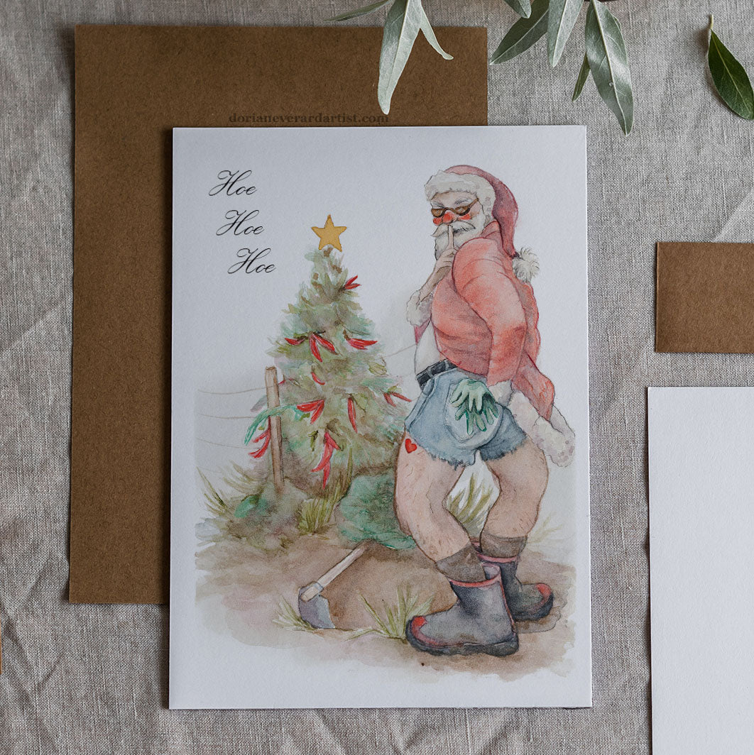 Spicy Santa - Greeting Card